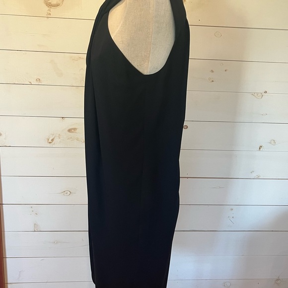 ST. JOHN BLACK COCKTAIL DRESS - Picture 3 of 10